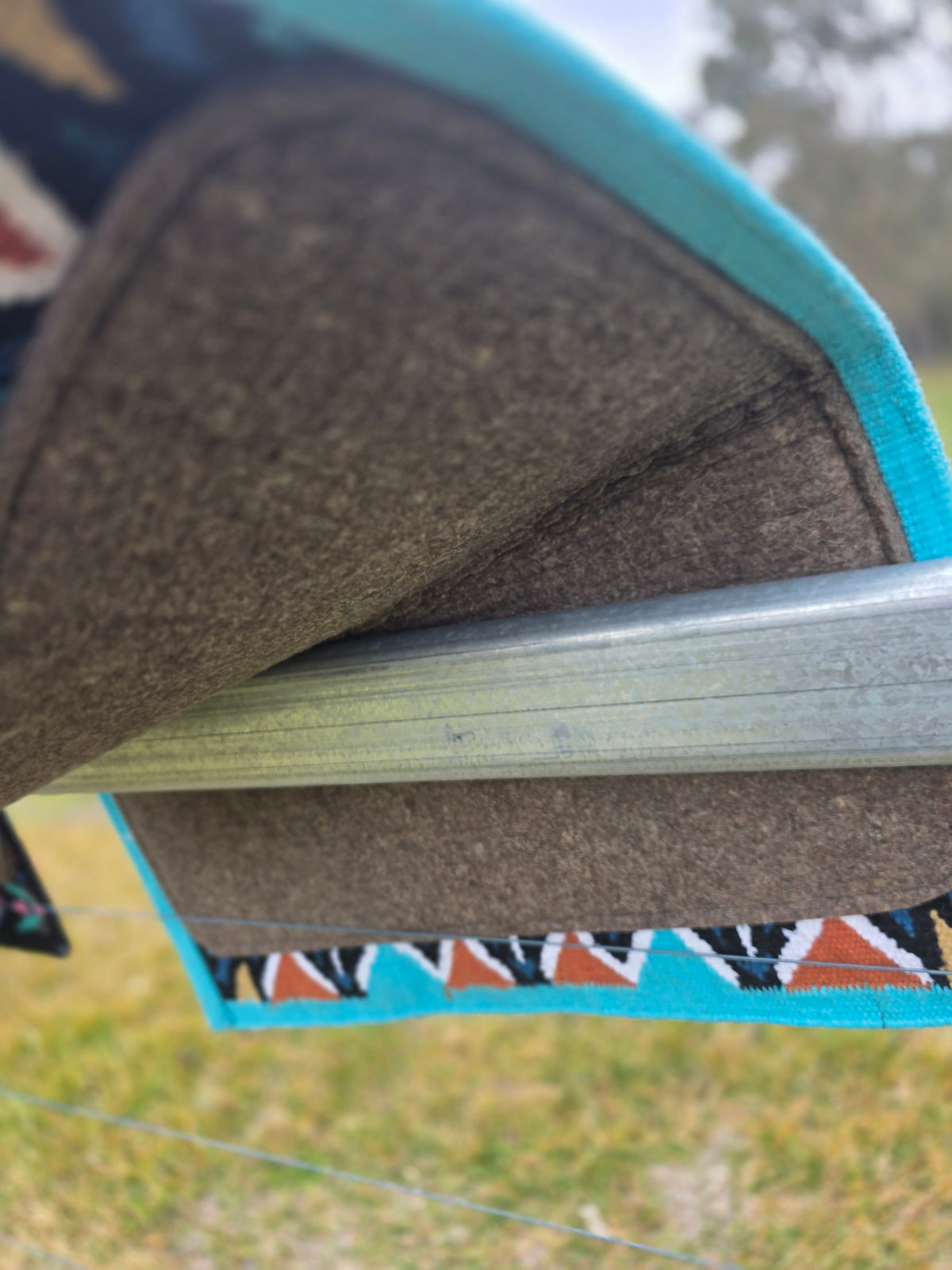 Turquoise, Black & Tan - Show Pad