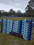 Royal Blue & Turquoise - Traditional Show Pad