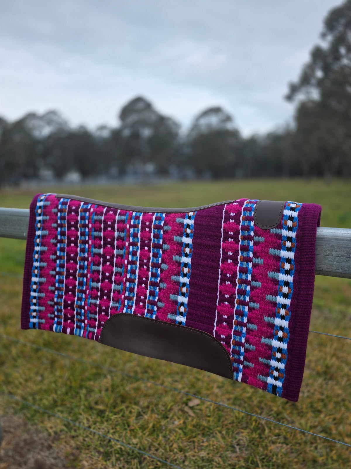 Pink, Burgundy & Blue Traditional Show Pad