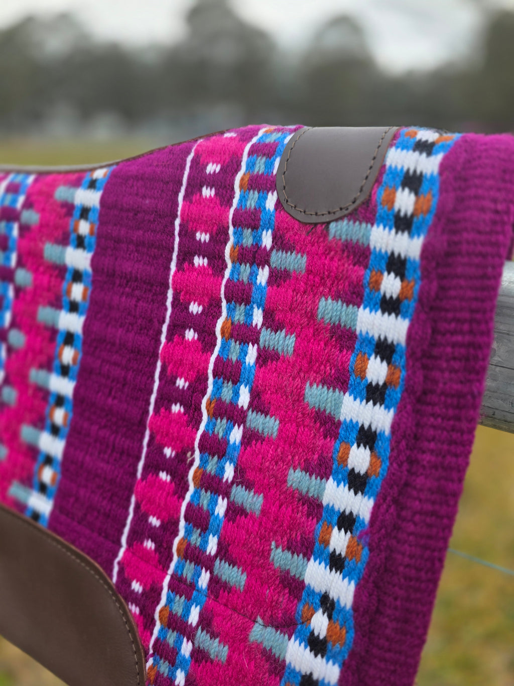 Pink, Burgundy & Blue Traditional Show Pad