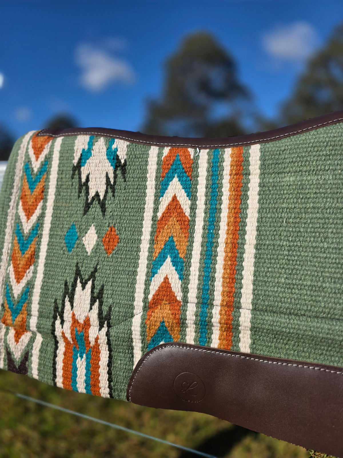 Sage Green, Turquoise & Rust