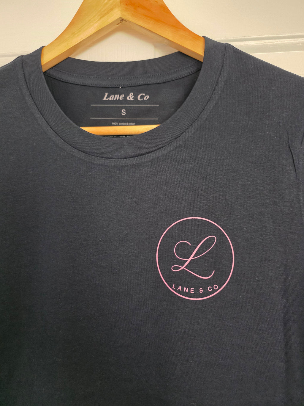 Lane & Co Basic Logo Navy Tee