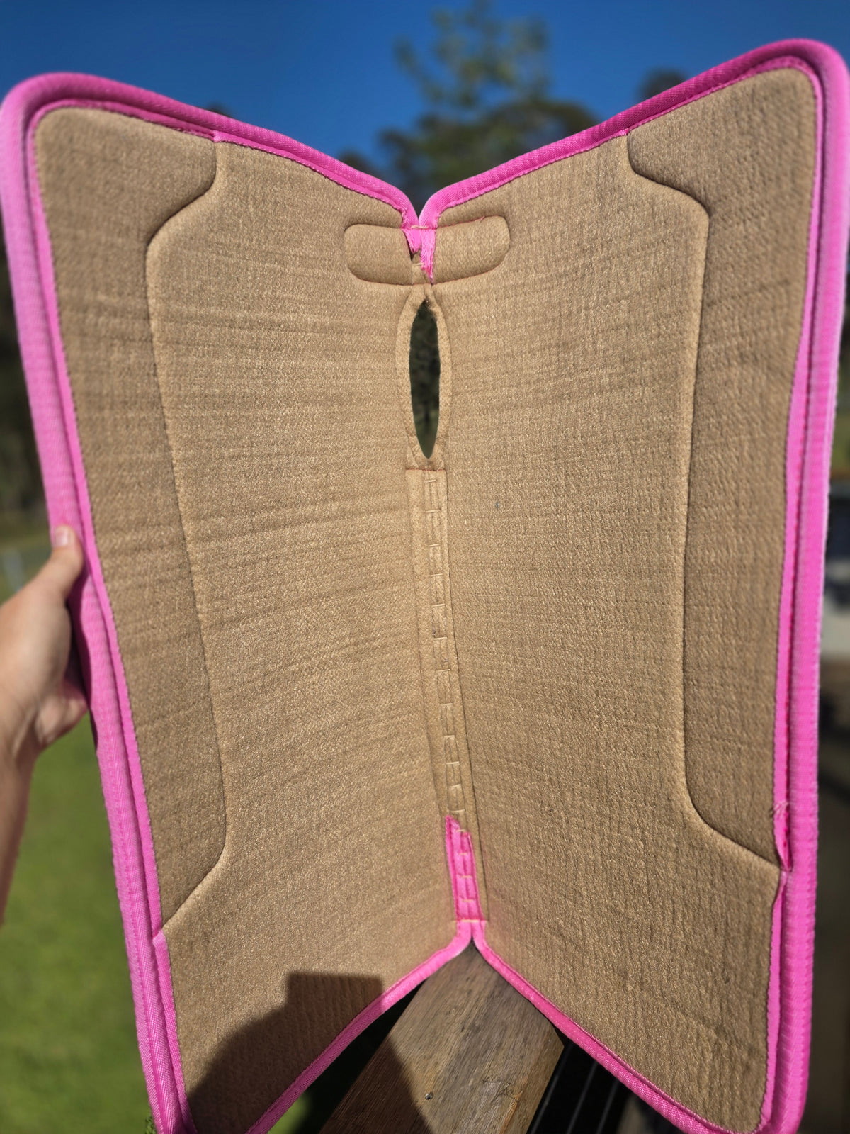 Work Pad - Tan & Pink